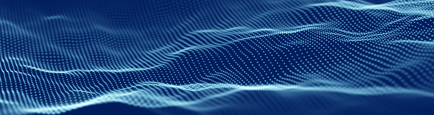 Blue wave pattern